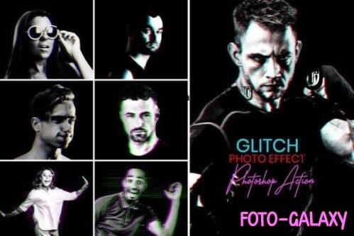 Glitch Photoshop Actions - 12764883
