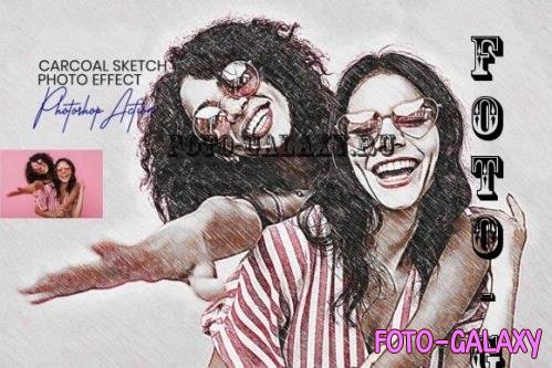 Charcoal Sketch Photoshop Actions - 13413406