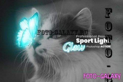 Sport Light Glow Photoshop Action - 7519021