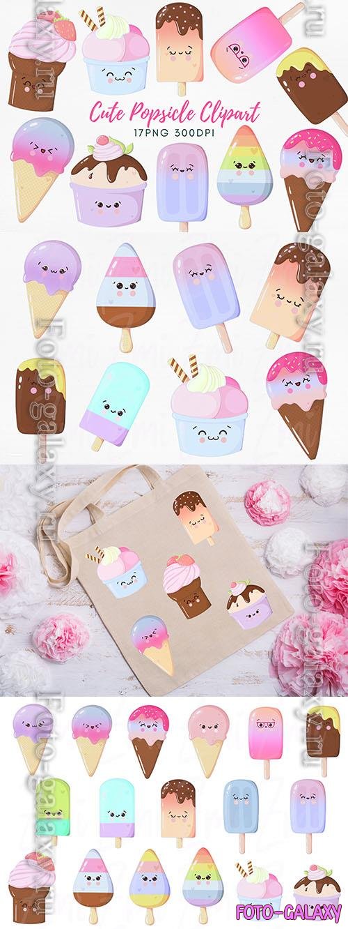 Ice cream  bundle design elements