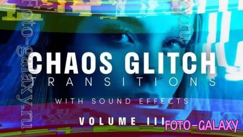 Videohive - Chaos Glitch Transitions v3 Pack 20 Dynamic Effects with Unique Sound for Premiere Pro 44760298