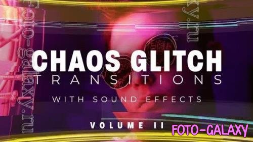 Videohive - Chaos Glitch Transitions v2 Pack 20 Dynamic Effects with Unique Sound for Premiere Pro 44760264