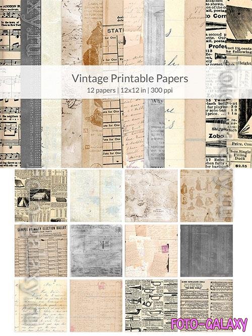 Vintage Printable Papers