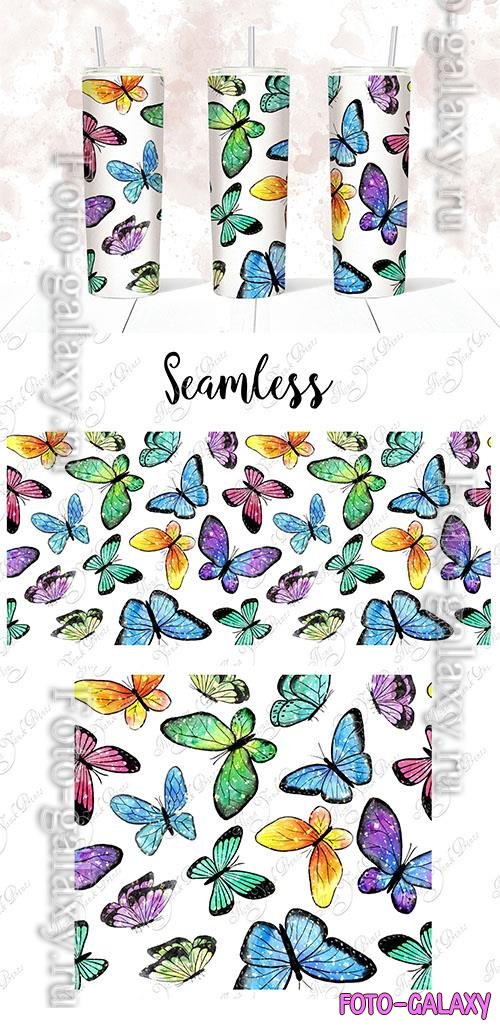 Butterflies tumbler design