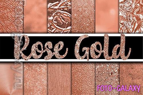 Rose Gold Digital Paper Textures