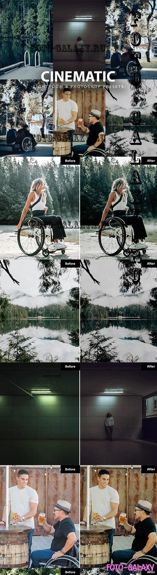 6 Cinematic Lightroom and Photoshop Presets - 45395895