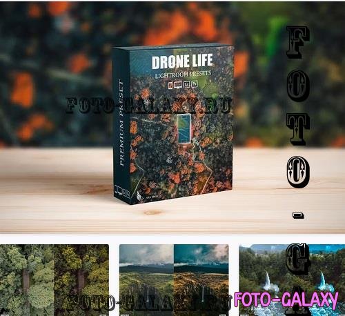 Cinematic DJI Aerial Drone Lightroom Presets - T2286ZF