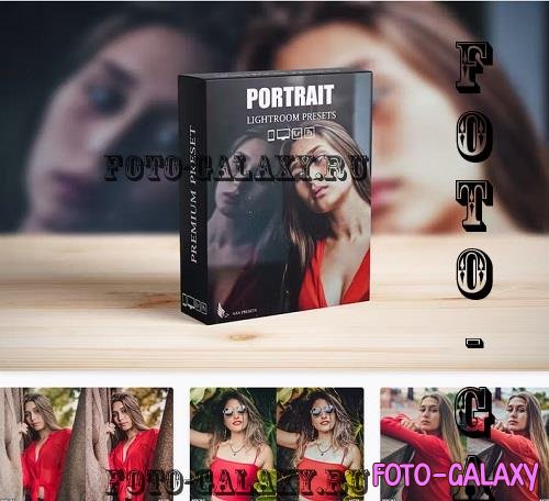 Portrait Lightroom Presets for mobile and desktop - WR3SR3F