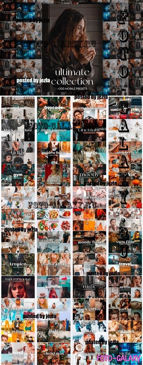 Ultimate Lightroom Presets Bundle +200 Lightroom Mobile presets
