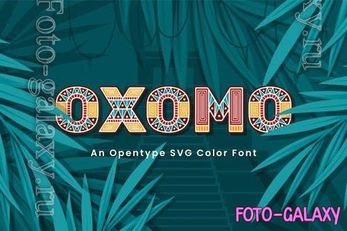 Oxomo font