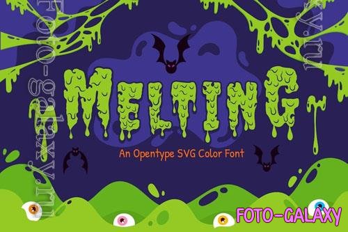 Melting font