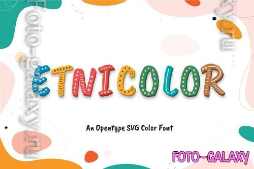 Etnicolor font