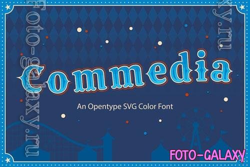 Commedia font