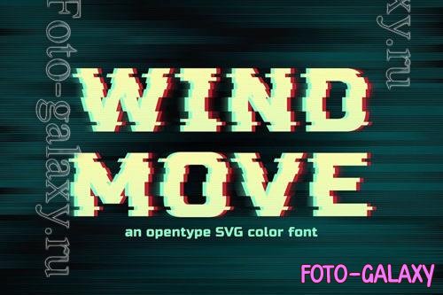 Wind Move font