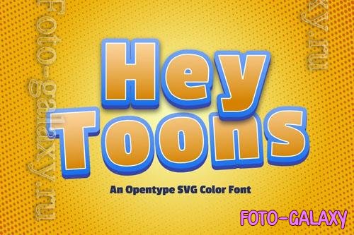 Hey Toons font