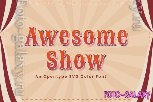 Awesome Show font