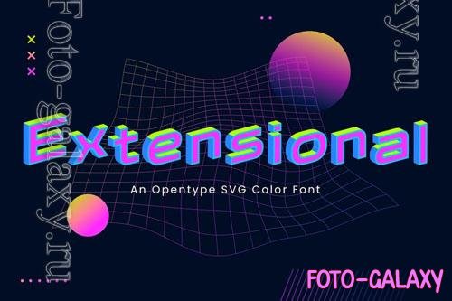 Extensional font