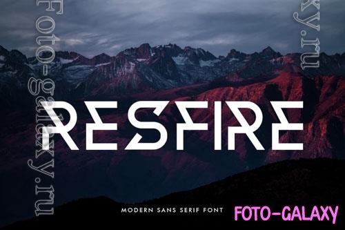 Resfire font