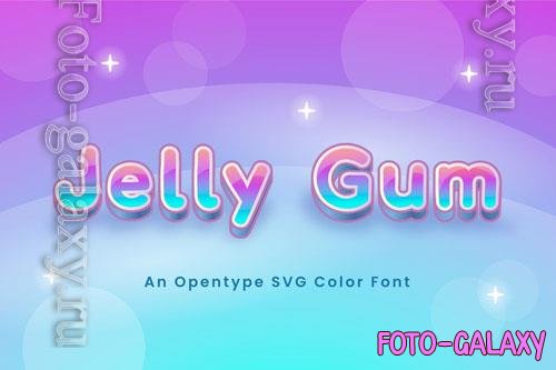 Jelly Gum font