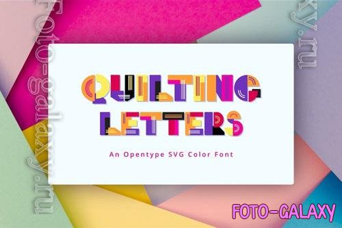 Quilting Letters font