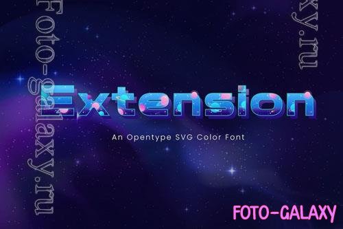 Extension font