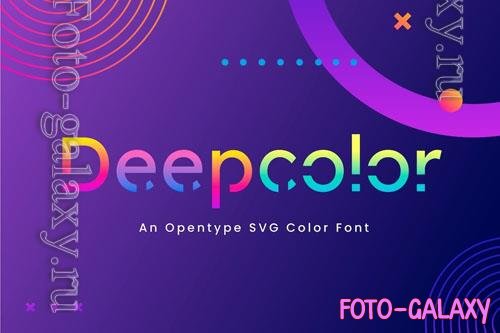 Deep Color font