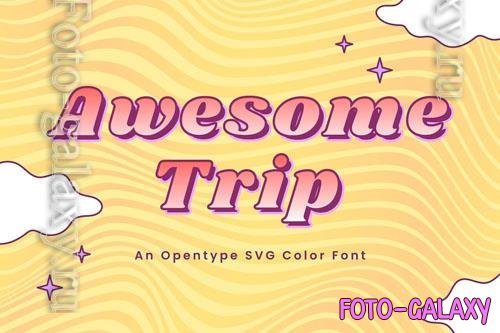 Awesome Trip font