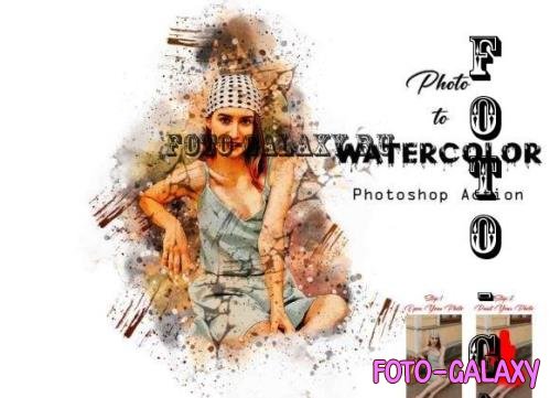 Photo to Watercolor Photoshop Action - 16503757