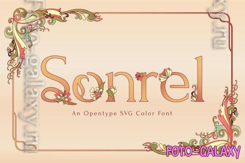 Sonrel font