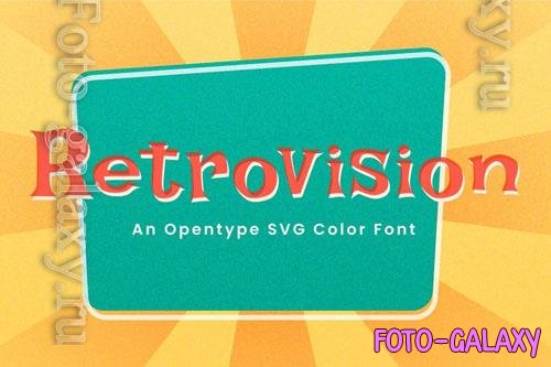 Retrovision font