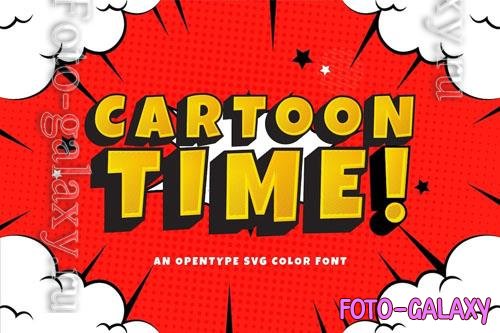 Cartoon time! font