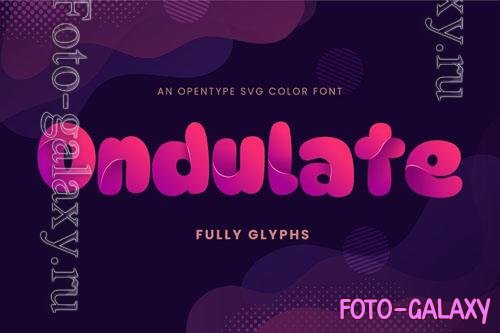 Ondulate font