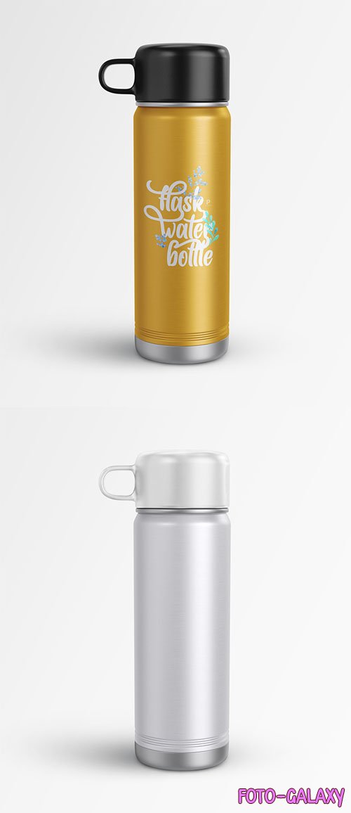 Water Flask - PSD Mockup Template