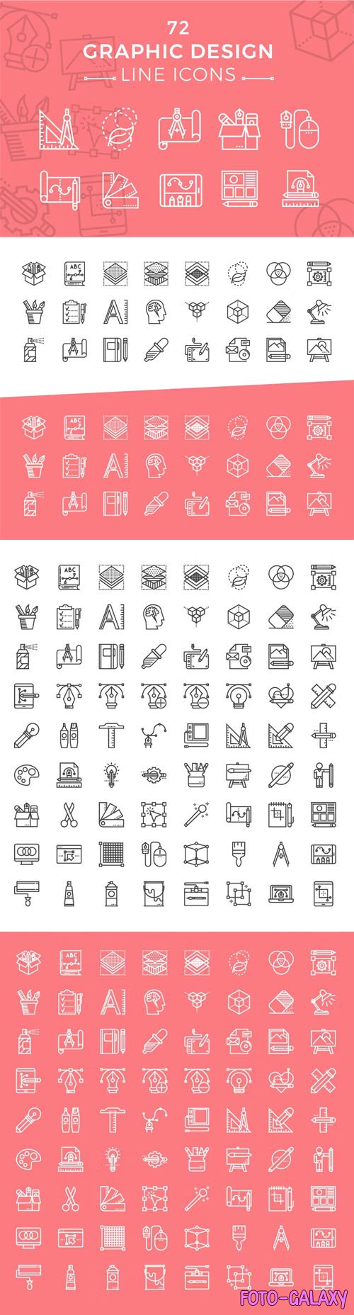 72 Line Icons