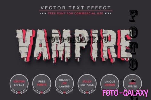 Vampire - Editable Text Effect - 16487272