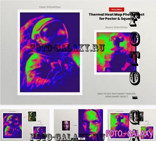 Thermal Heat Map Photo Effect - EQGWSJ9