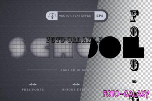 School - Editable Text Effect - 16490649