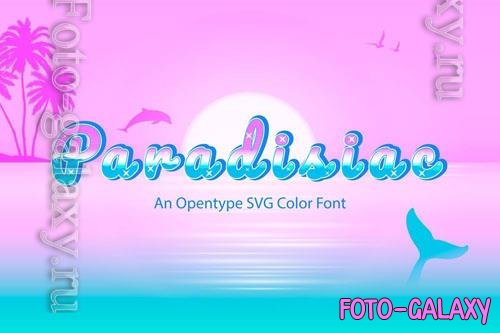 Paradisiac font