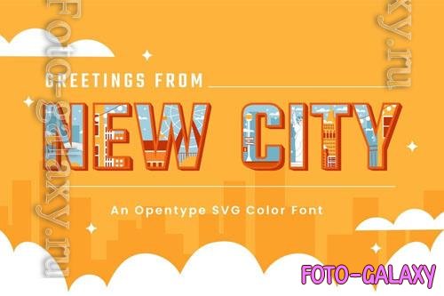 New City font