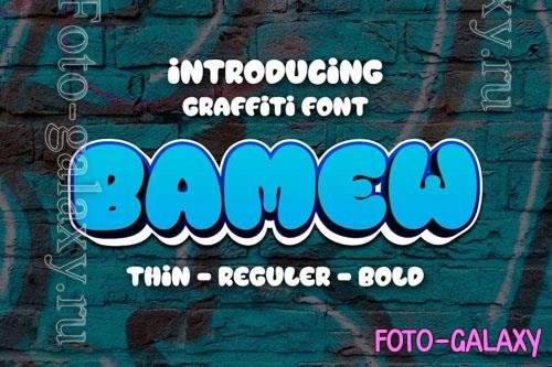 Bamew font