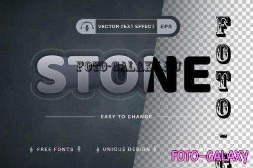 3D Stone - Editable Text Effect - 16508630