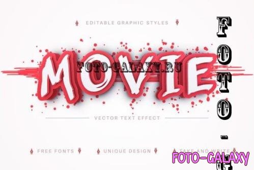 Bloody Movie - Editable Text Effect - 16507854