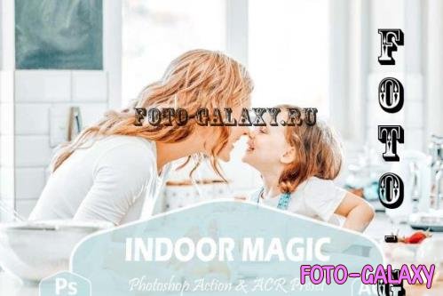 10 Indoor Magic Photoshop Actions And ACR Presets, Bright - 2584167