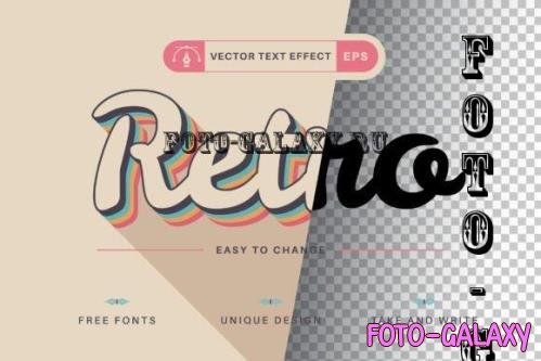 Simple Retro - Editable Text Effect - 16513895