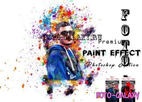 Premium Paint Effect PS Action - 16520763