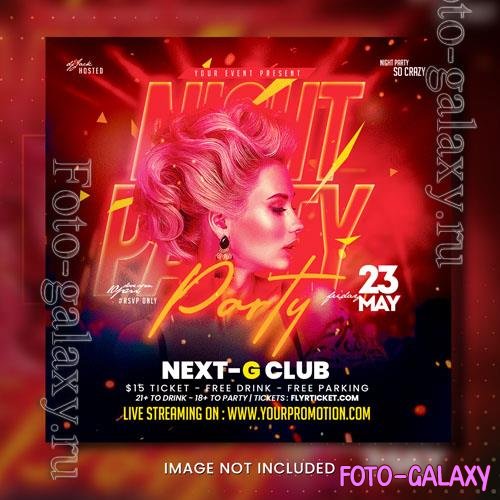 PSD night club flyer vol 2