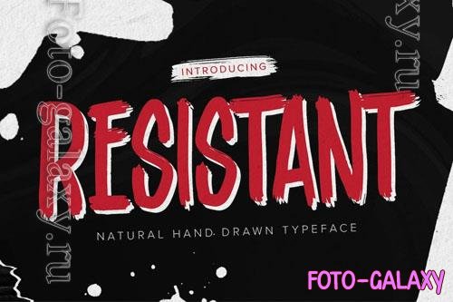 Resistant font