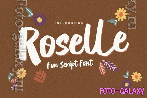 Roselle font