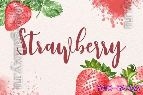 Strawberry font