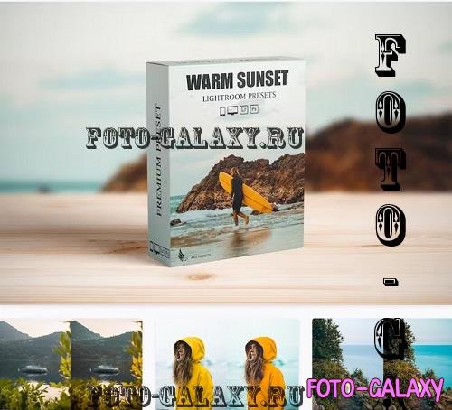 Warm Golden Cinematic Lightroom Presets Pack  - 38400927